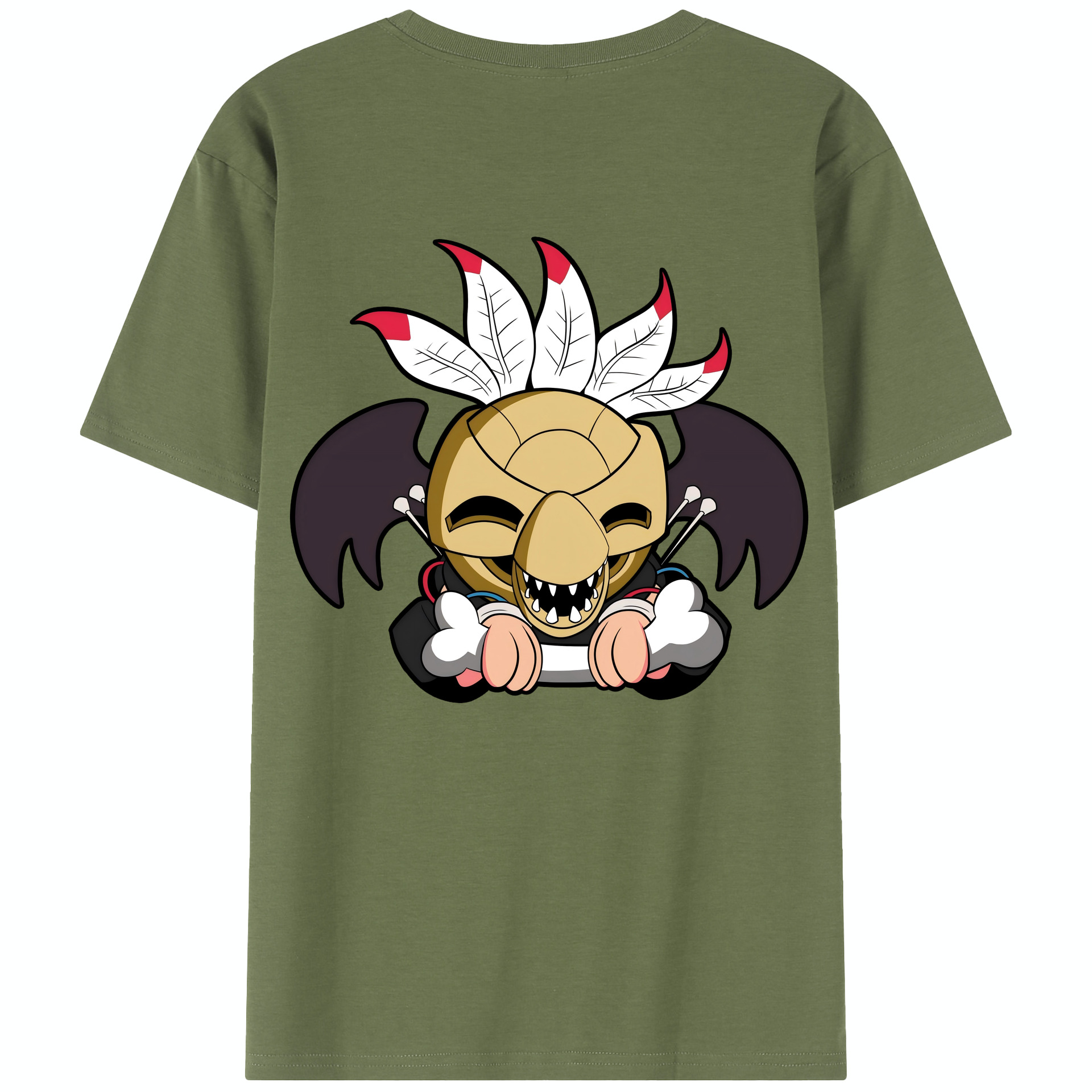 （画像用） ジョジョの奇妙な冒険 JoJo's Bizarre Adventure 綿100％半袖Tシャツ（背面プリント）